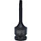 Embout d'outil noir de KS TOOLS. L'embout a une pointe hexagonale et une large tête avec lettrage.